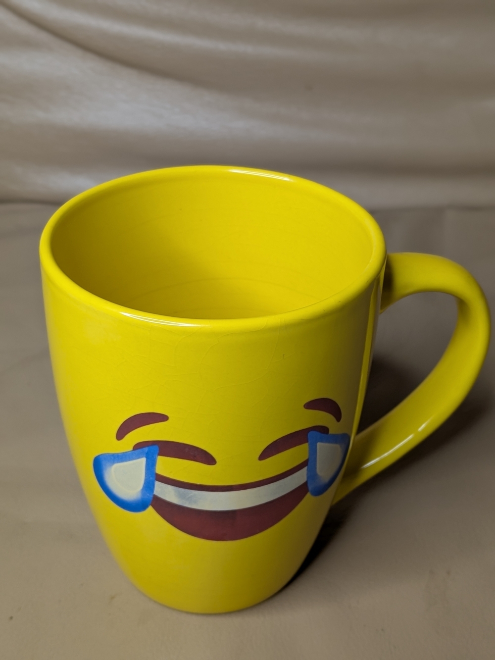 Yellow Laughing Emoji Ceramic Mug